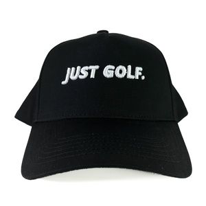 Just Golf Golfer Black Snapback